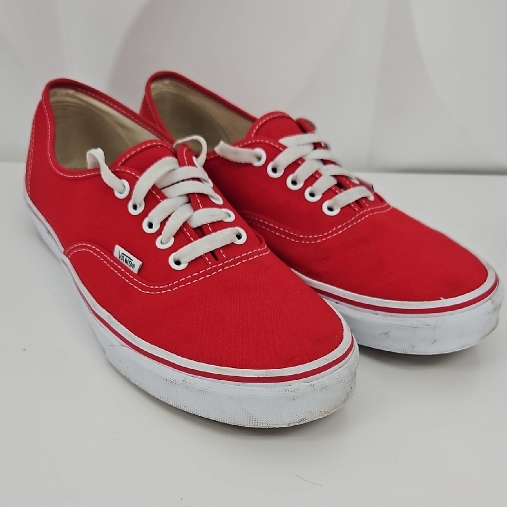 Vans Authentic Canvas Red Sneakers